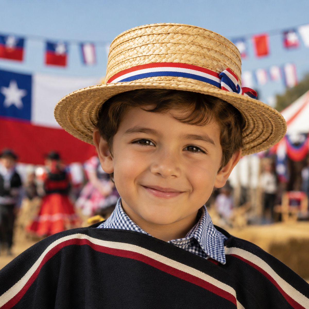 Sombrero Chupalla De Huaso Para Niños