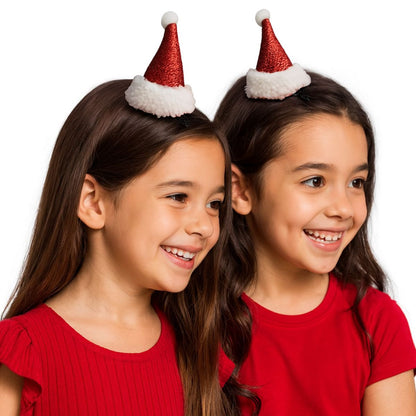 Mini Gorro Pascuero Con Pinza Navideña