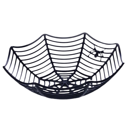 Cesta De Plástico Araña Halloween