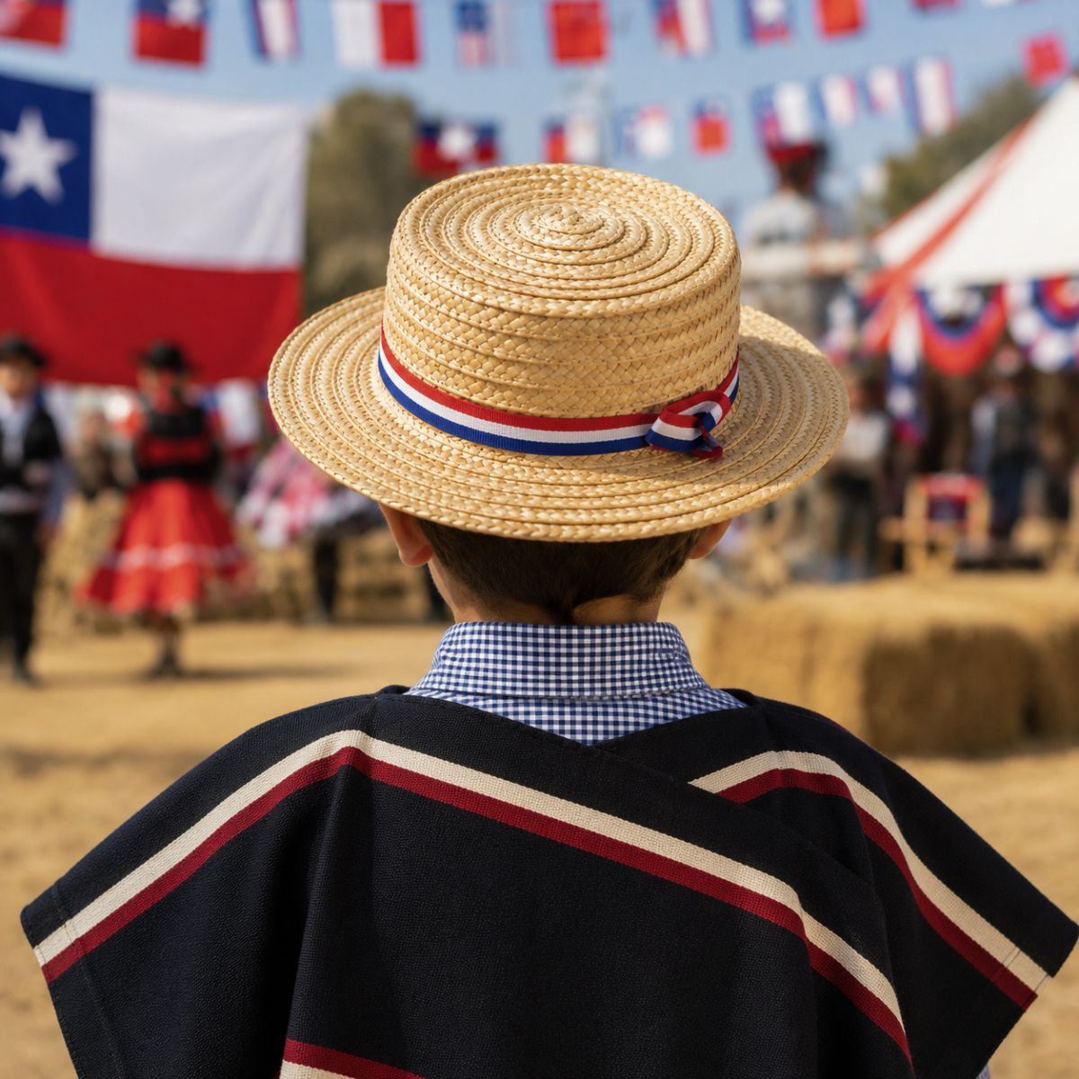 Sombrero Chupalla De Huaso Para Niños