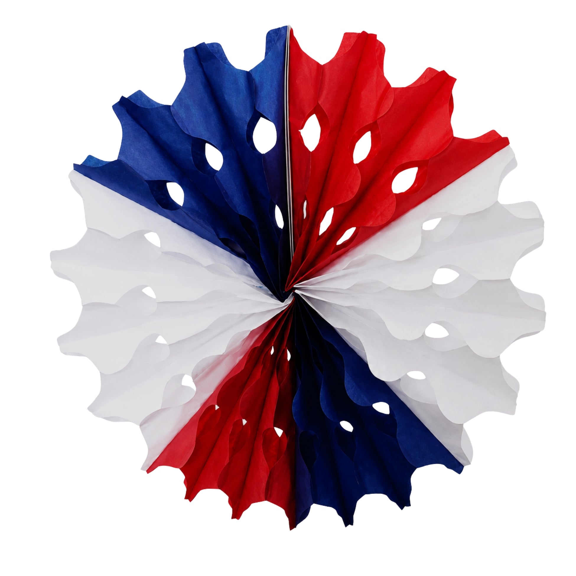 Abanico Tricolor 30cm Fiestas Patrias - Louicid