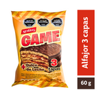 Alfajor con Dulce De Leche 3 Capas 60gr - Louicid