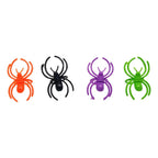 Set 24 Anillos Araña 3.5cm Accesorio Infantil Para Halloween - Louicid