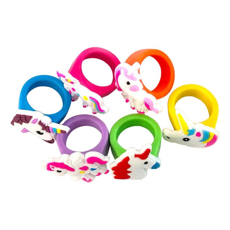Anillos Unicornio 6 Uds Sorpresa Para Cumpleaños - Louicid