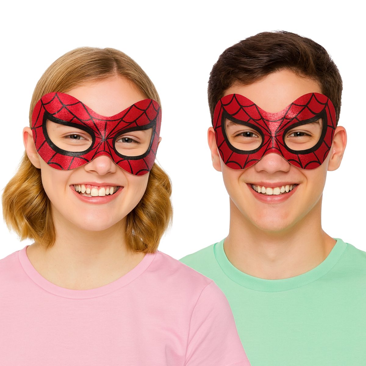 Antifaz Spiderman Rojo Mujer y hombre - Louicid