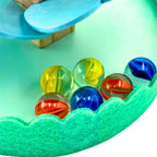 Árbol Musical Montessori de Madera para Niños Canicas - Louicid