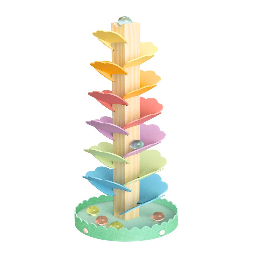 Árbol Musical Montessori de Madera para Niños con canicas - Louicid