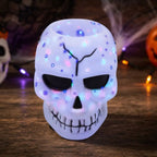 Cabeza Calavera 18 Cm Con Luz Y Sonido Halloween Big Party - Louicid