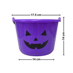 Balde Para Dulces Halloween Diseño Calabaza - Louicid