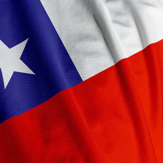 Bandera Chilena 145x90cm Para Fiestas Patrias & Partidos - Louicid