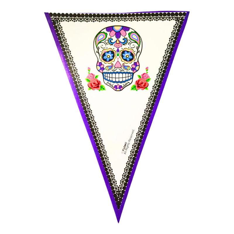 Banderines Catrina De 3.6 Metros Decoración Para Halloween - Louicid