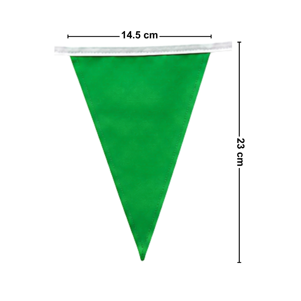 Banderín Tela Multicolor 7mts Medidas - Louicid