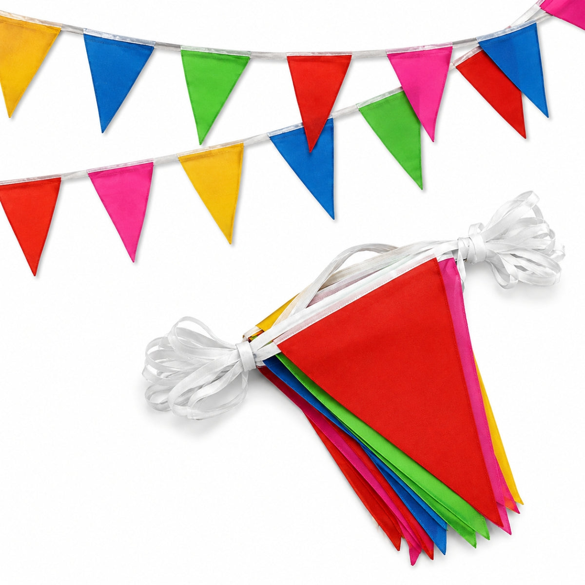 Banderín Tela Multicolor 7mts - Louicid