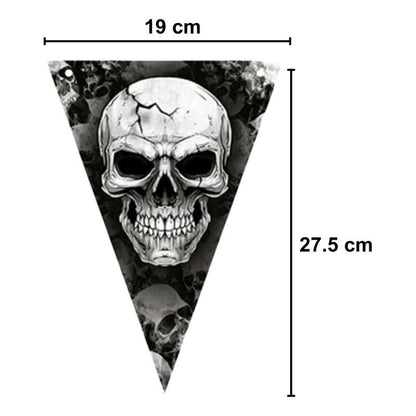 Banderines Calavera De 2.6 Metros Decoración Para Halloween - Louicid