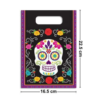 Bolsa Catrina Para Dulces Halloween Medidas - Louicid