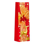 Bolsa De Regalo Para Botella Diseño Navidad Rojo Brillos - Louicid