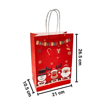 Bolsa Regalo Navidad Pascuero Pequeña Medidas - Louicid
