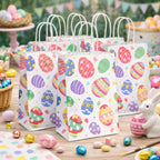 Bolsa Regalo Papel 21cm Huevitos Pascua 6pzas Celebración - Louicid