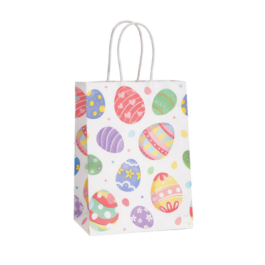 Bolsa Regalo Papel 21cm Huevitos Pascua 6pzas - Louicid