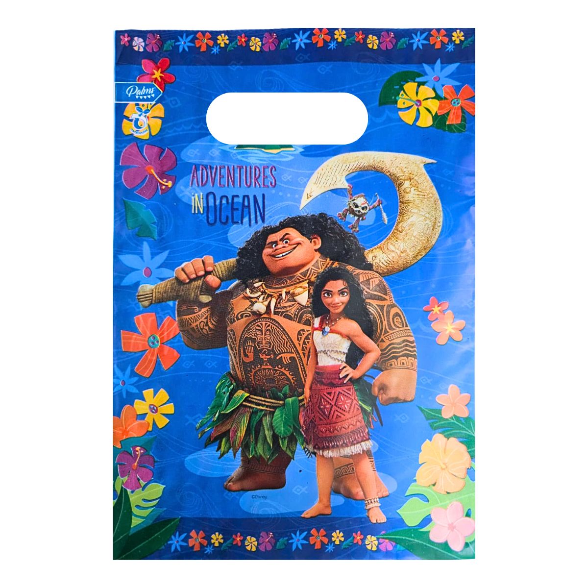 Set 6 Bolsas Moana Para Dulces Sorpresa Azul - Louicid