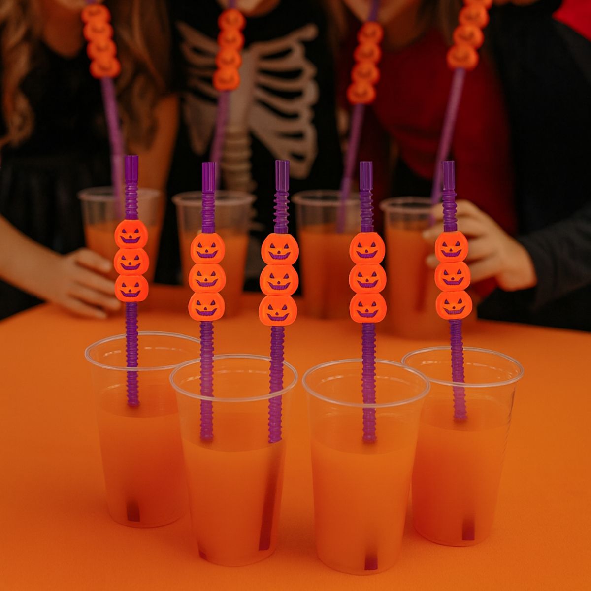 Bombillas Calabaza 4 Unidades Fiesta Halloween - Louicid