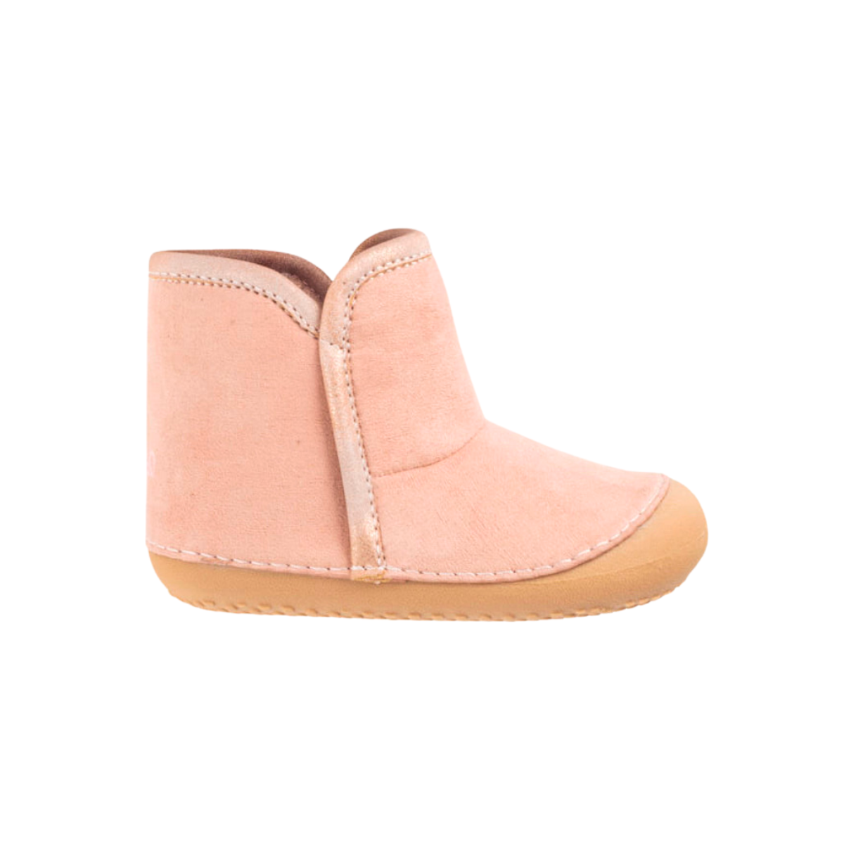 Bota Bebé Niña Trini Rosa Lateral - Louicid
