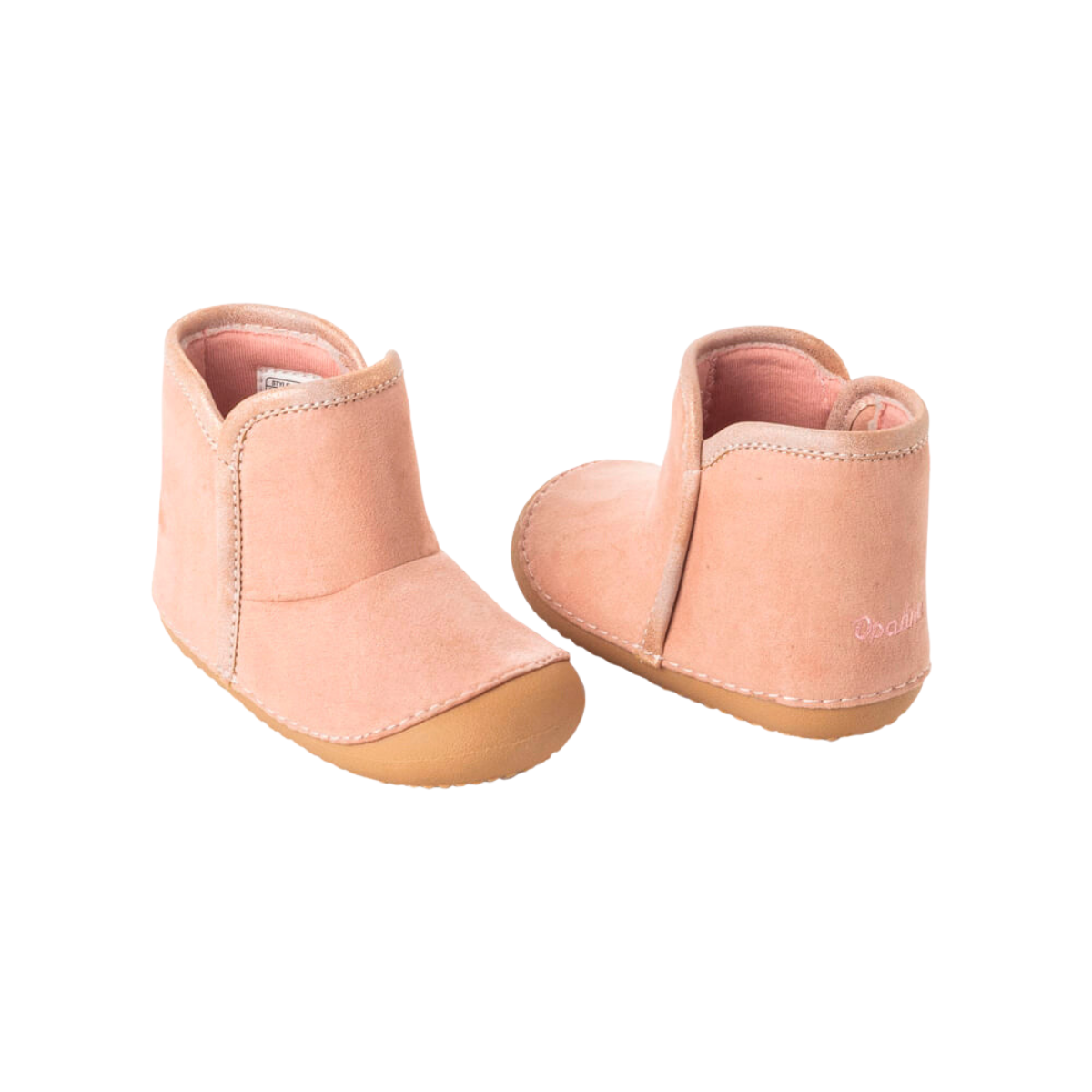 Bota Bebé Niña Trini Rosa Laterales - Louicid