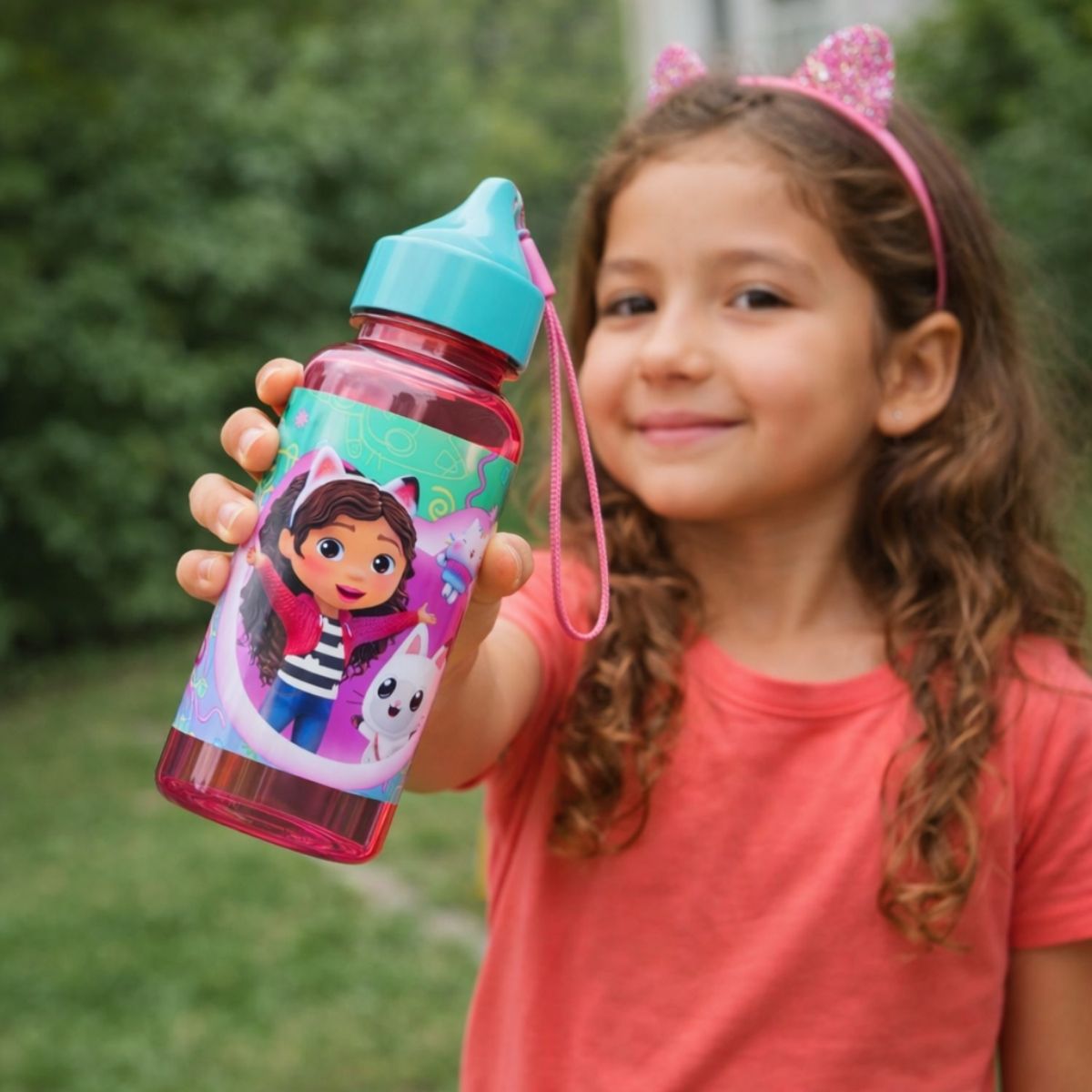 Botella Con Correa La Casa De Gabby 500 ml - Louicid