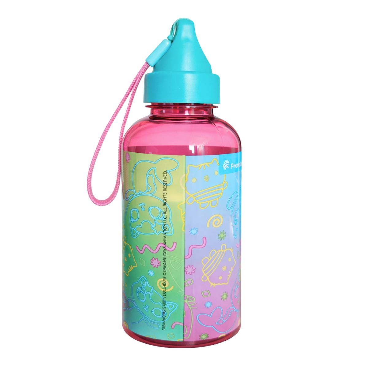 Botella Con Correa La Casa De Gabby 500 ml Reverso - Louicid