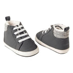 Botín Bebé Niño Cordones Gris Opaline - Louicid