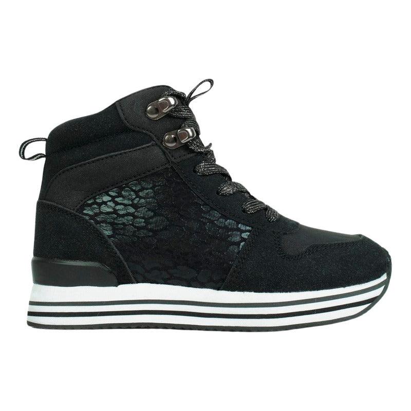 Botín De Niña Tipo Jogging Con Animal Print Colloky - Louicid
