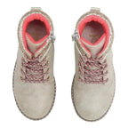 Bototo De Niña Cordones Brillos Beige - Louicid