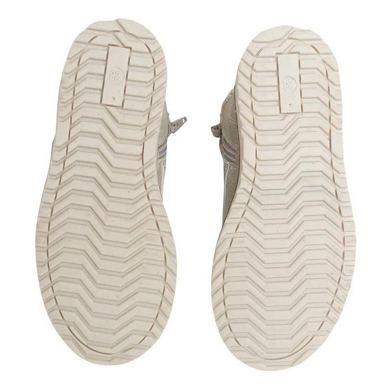 Bototo De Niña Cordones Brillos Beige - Louicid