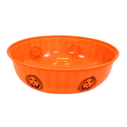 Bowl Plástico Naranja Calabaza Halloween - Louicid