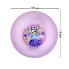 Bowl Plástico Reutilizable Bluey 4pzas Medidas - Louicid