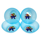 Bowl Plástico Reutilizable Mario Bros 4pzas - Louicid