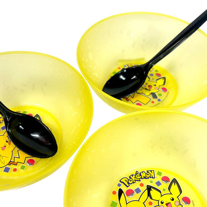 Bowls Plásticos Reutilizable Pokemon 4pzas - Louicid