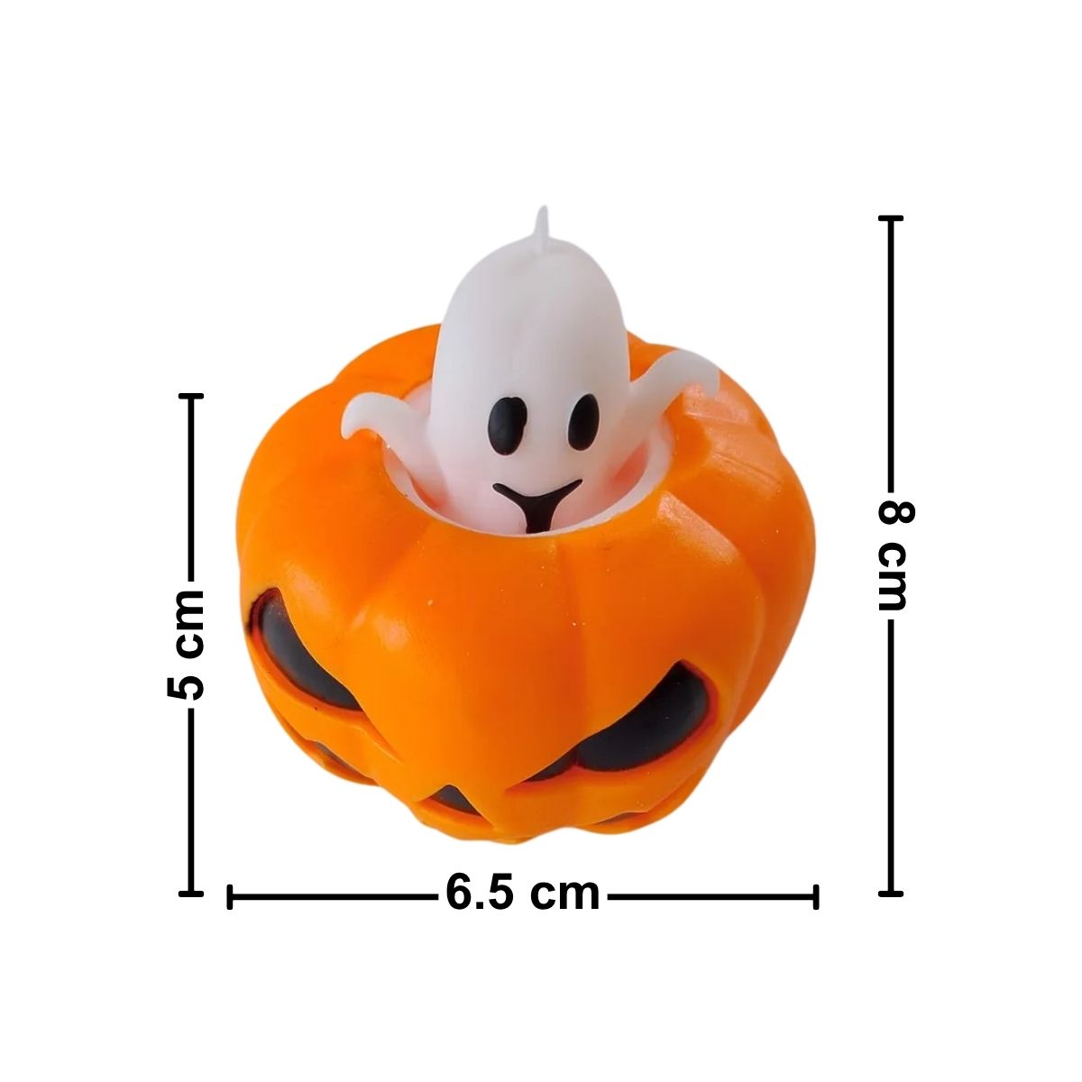 Calabaza Fantasma Squishy Halloween Medidas - Louicid