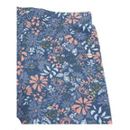 Calza Niña Con Franela Estampada Floreal Azul - Louicid