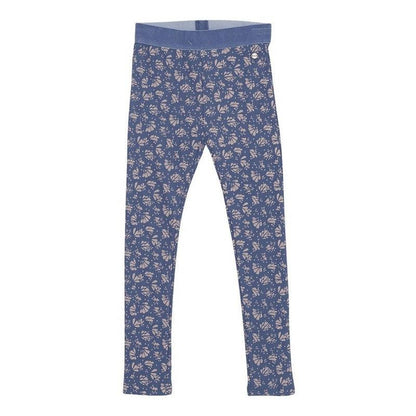 Calza De Niña Con Franela Estampado Pétalos Colección - Louicid