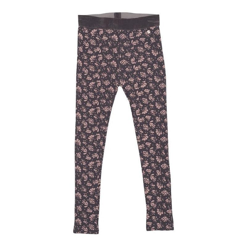 Calza De Niña Con Franela Estampado Pétalos Colección - Louicid