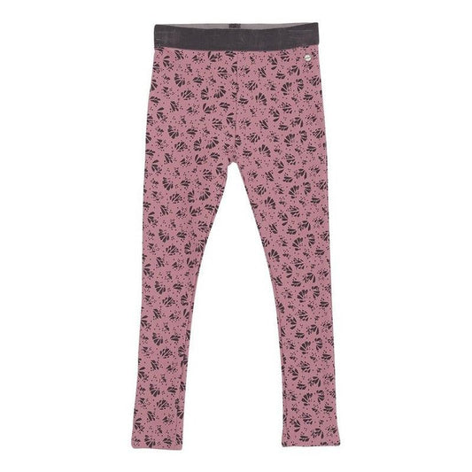 Calza De Niña Con Franela Estampado Pétalos Colección - Louicid