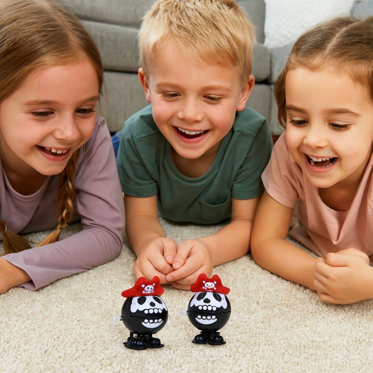 Caminante Pirata Calavera Halloween Niños Jugando - Louicid