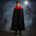 Capa De Vampiro 1.3 metros Disfraz Para Halloween Cementerio - Louicid