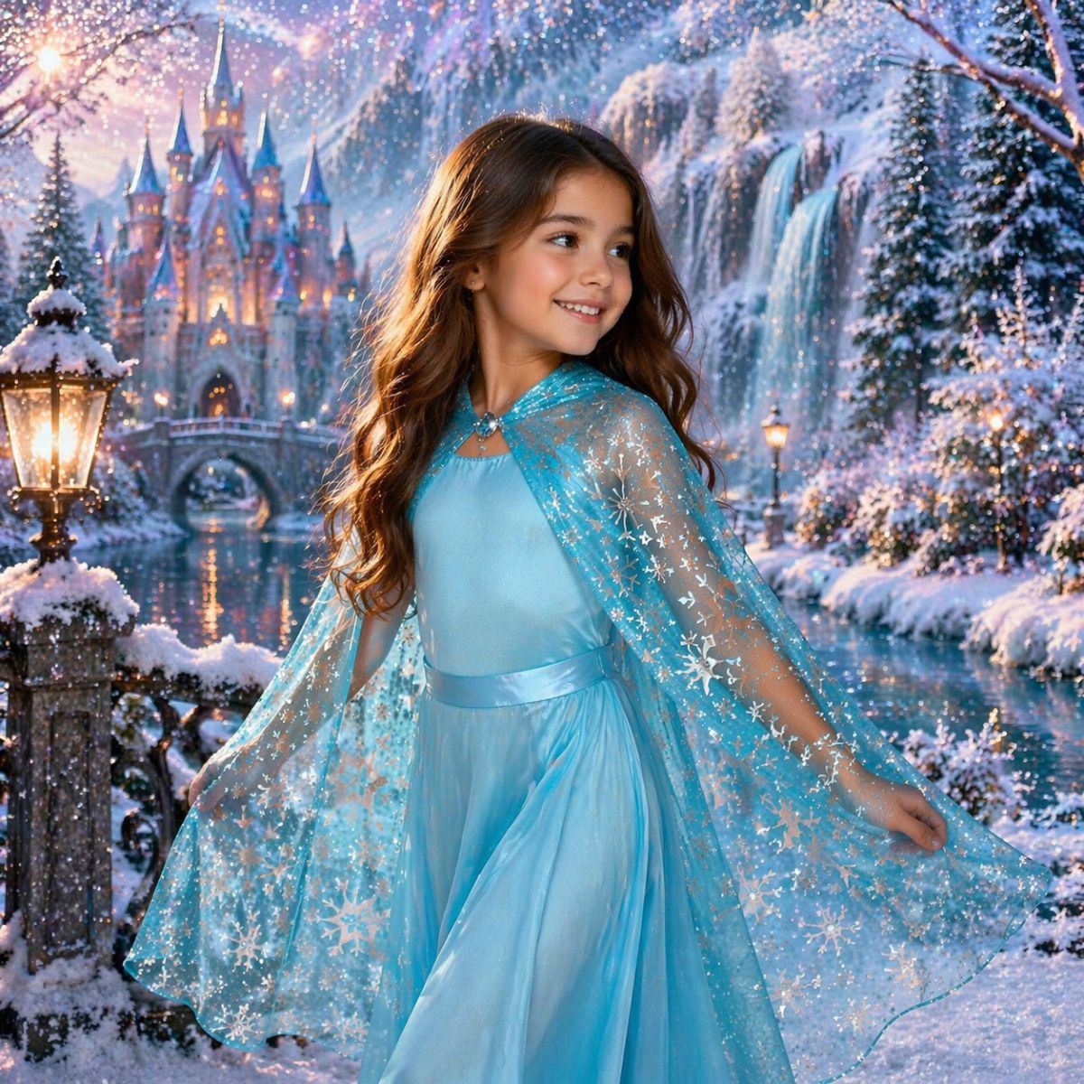Capa Princesa Elsa Frozen Fantastico - Louicid