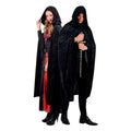 Capa Terciopelo Con Capucha Negra 140cm Unisex - Louicid