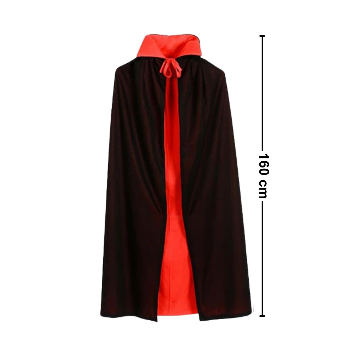 Capa Vampiro Doble Color Reversible 160cm Negro - Louicid