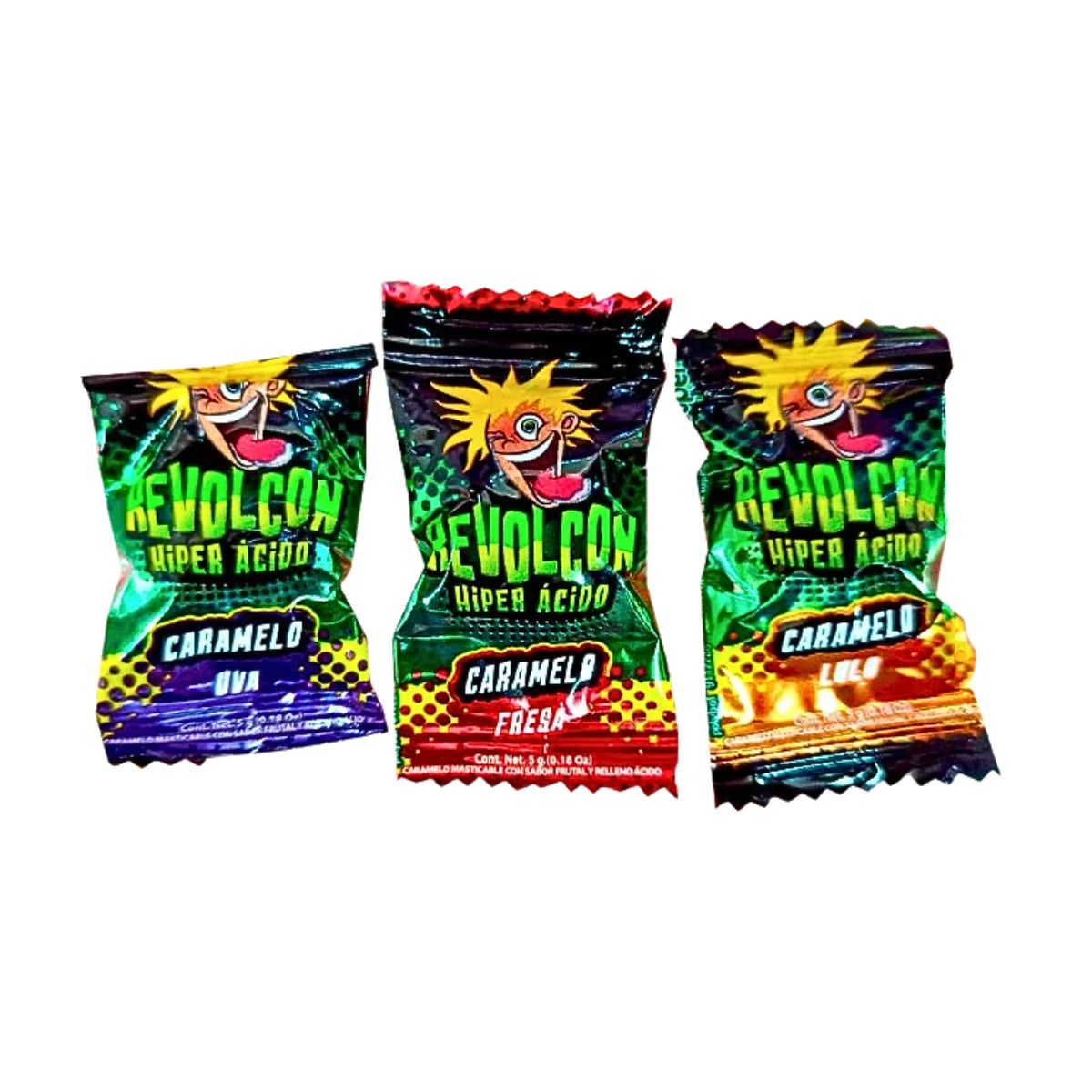 Caramelos Revolcón Hiper Ácido - Louicid