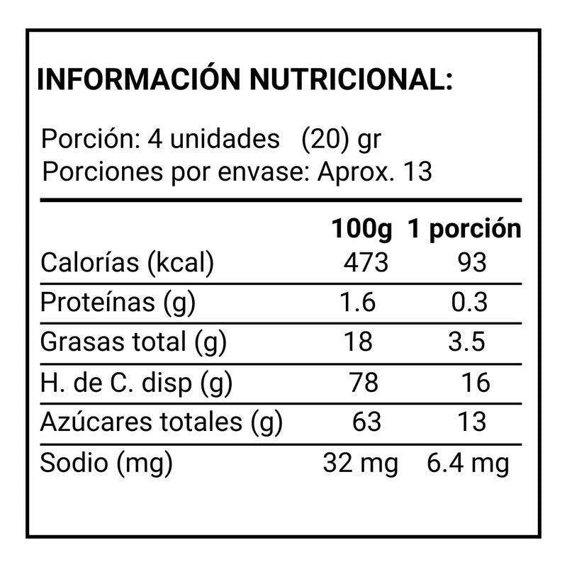 Caramelo Turrón Supercoco 50 Unidades Bolsa De 250gr - Louicid