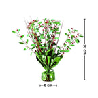 Centro de Mesa Navideño Verde 30cm Medidas - Louicid